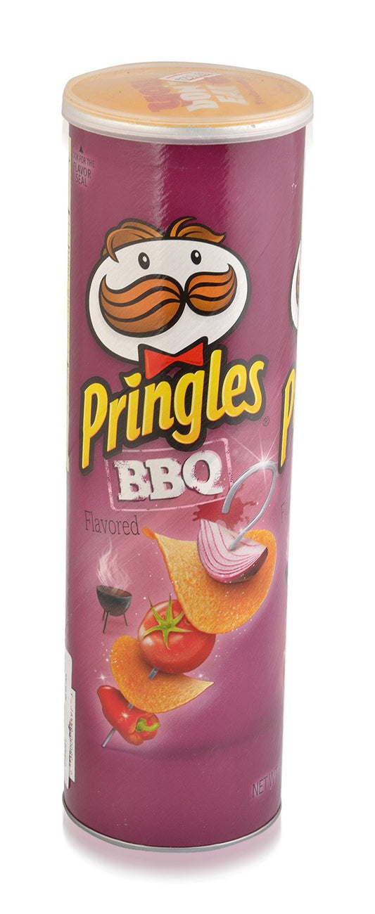 Pringles Chips - BBQ Flavoured, 165g Pack - BBQ-flavored Pringles chips!