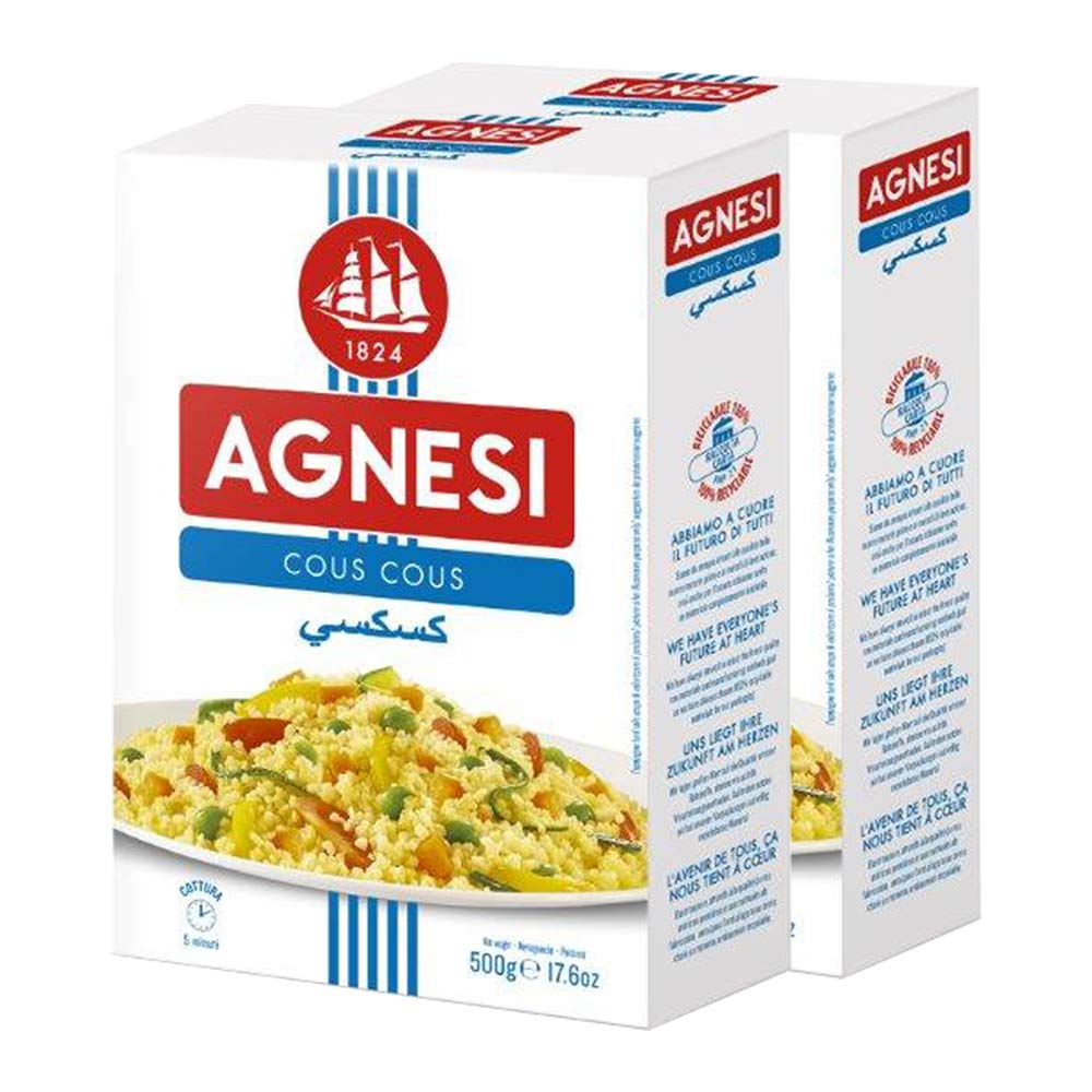 Agnesi Cous Cous 500g, Pack of 2 - Double the Delight!