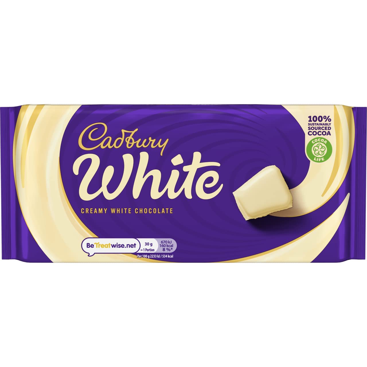 Cadbury Creamy White Chocolate 90g (UK) Pm1 - White chocolate wonder