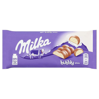 Milka Bubbly White Chocolate, 2 x 95 g - "White Bubbly Bliss!"