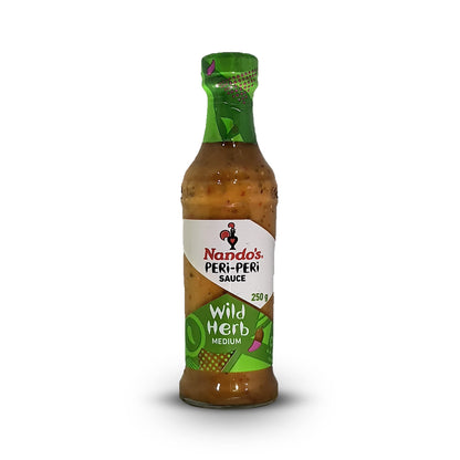 Nando's Peri Peri Sauce - Wild Herb, 250g, Product of Netherlands - "Wild Herb Peri Peri Magic!"