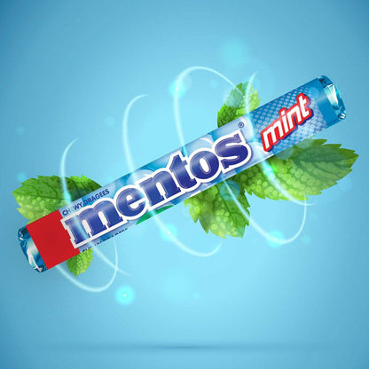 Mentos Mint Roll, 6 x 29 g - "Six Pack Mint Rolls!"