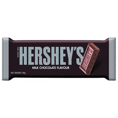 HERSHEY'S Milk Chocolate, 2 X 40 g - Two 40g bars of classic milk chocolate.