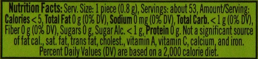 Ice Breakers Sours Sugar Free Candy with Flavour Crystals - Watermelon & Green Apple, 42g (Pack of 2) - Sugar-free watermelon and green apple sours with flavor crystals, pack of 2 x 42g.