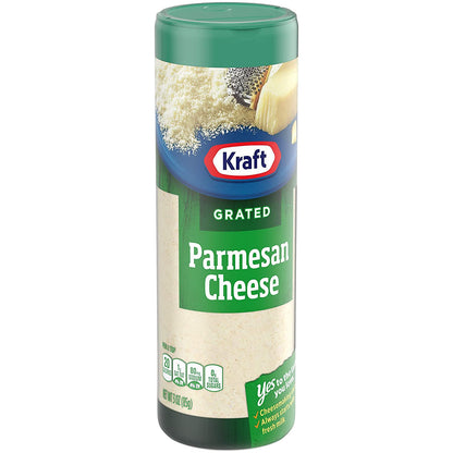 Kraft Parmesan Cheese Grated, 2 x 85 g - "Parmesan Duo!"