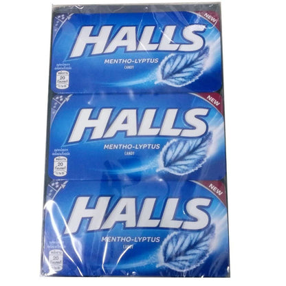 Halls Mentho Lyptus Candy, 0.79 oz / 22.4 g, 18 Pack - Stock up on menthol relief with this value pack.