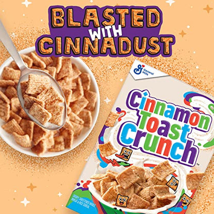 General Mills Cinnamon Toast Crunch, 340 g - Enjoy the irresistible taste of Cinnamon Toast Crunch