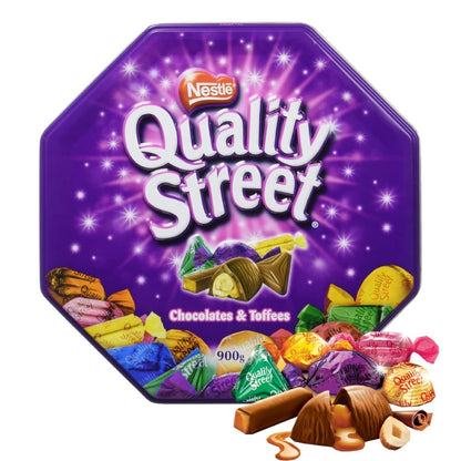 Quality Street Assorted Milk and Dark Chocolates and Toffees, 31.75 oz / 900 g - Assorted milk and dark chocolates and toffees, 900g!