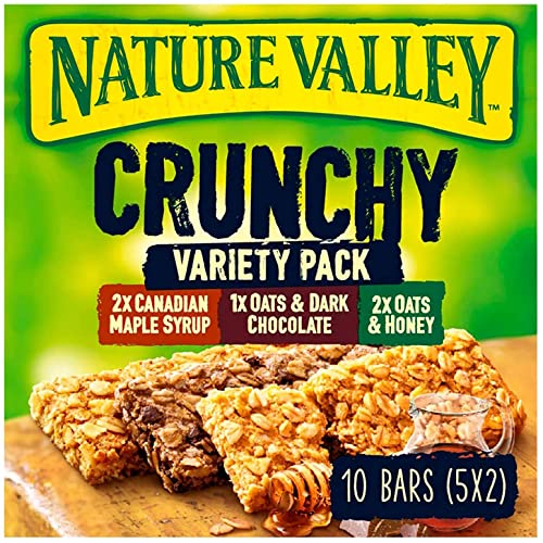 Nature Valley Crunchy Variety Pack of 5 Pouch, 5 x 210 g - "Crunchy Variety Pack!"