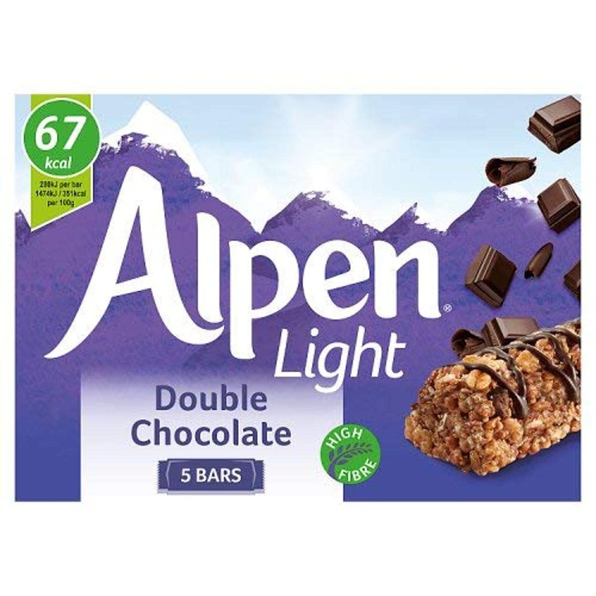 Alpen Light Double Chocolate 95g - Double Chocolate Delight!