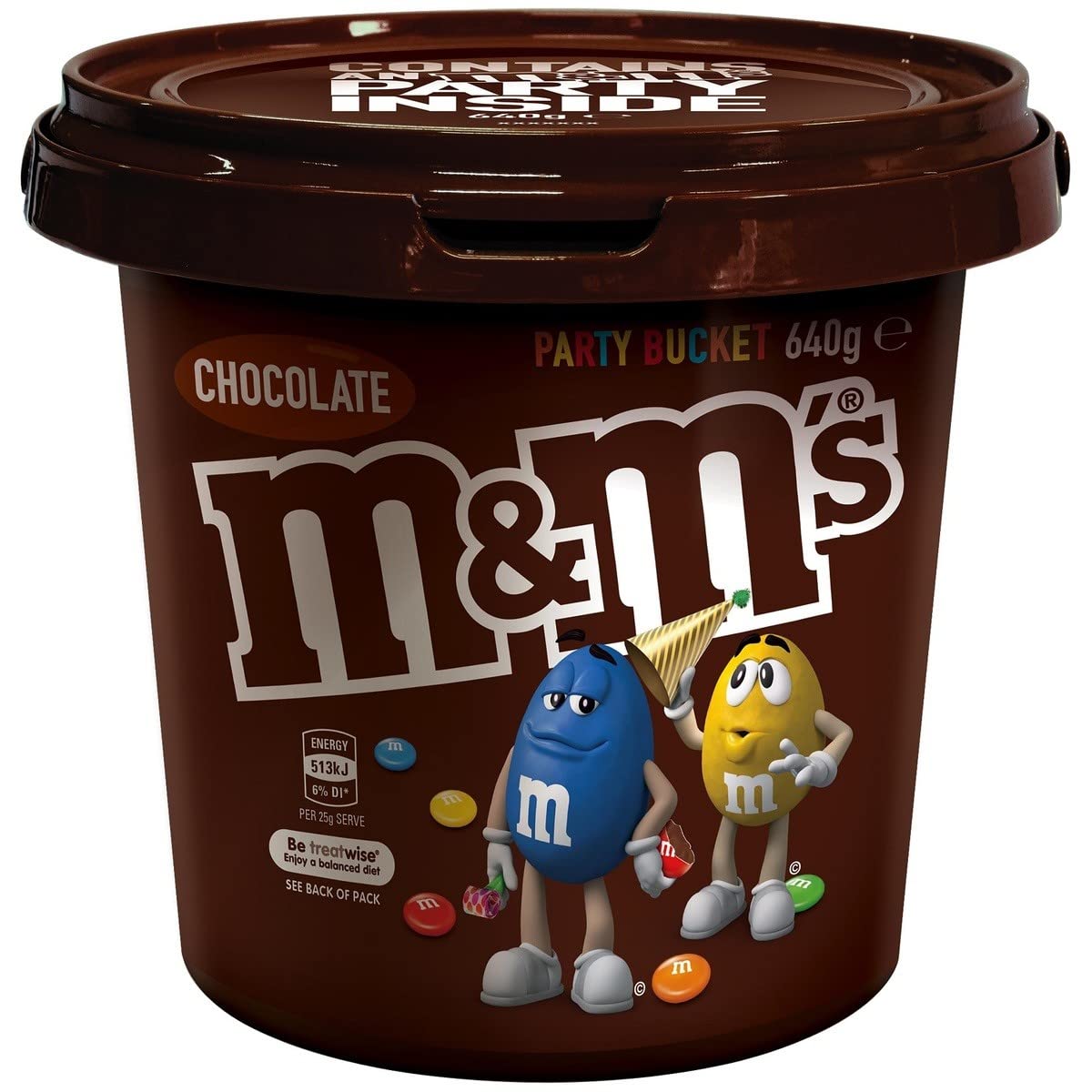 M&M'S Chocolate Tub 640g - "Chocolate Tub Treat!"