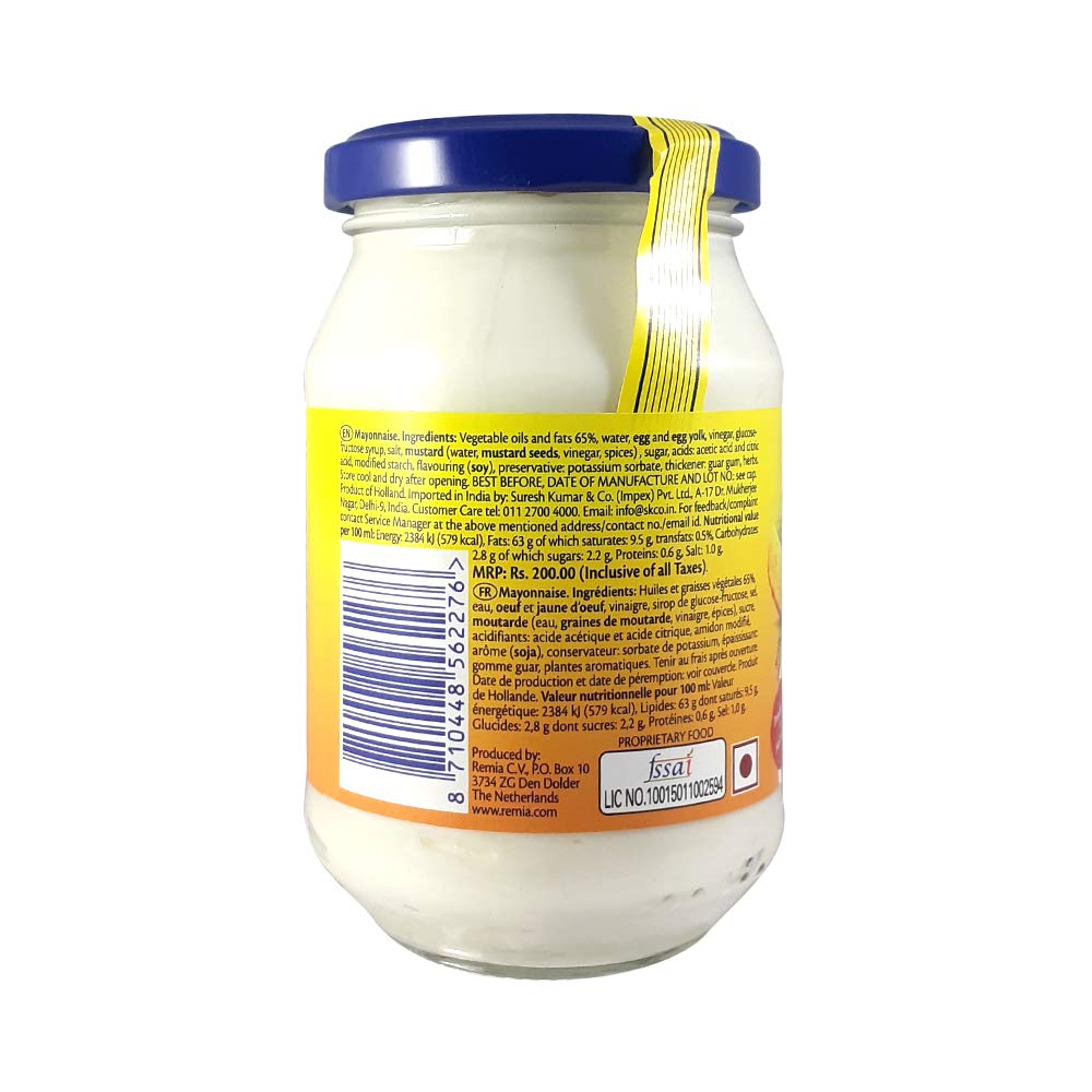 Remia Mayonnaise 250 g Pack of 2 - Classic Mayo Duo!