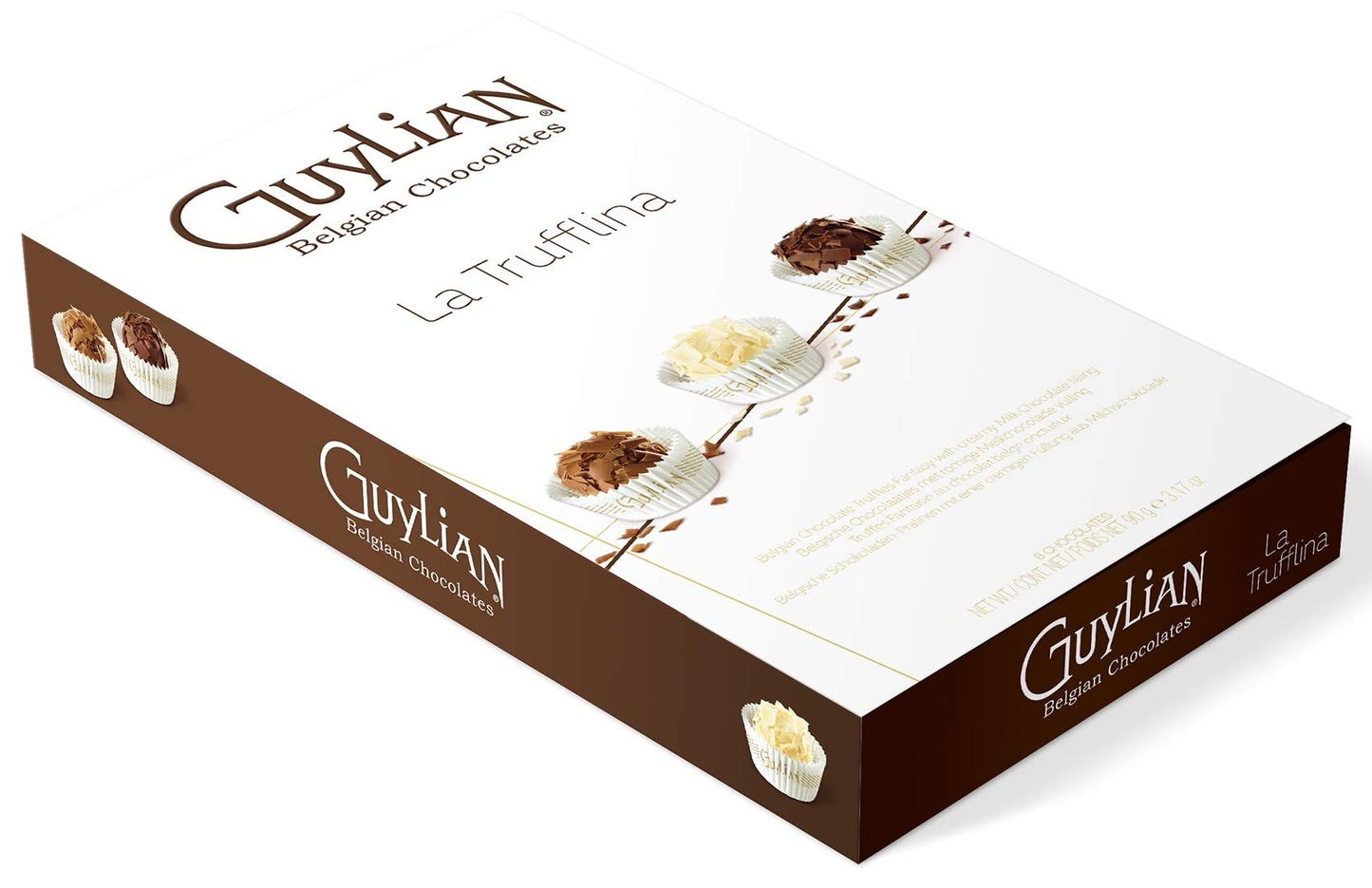 GuyLian La Trufflina Box, 90g - Luxurious Belgian chocolates perfect for gifting.