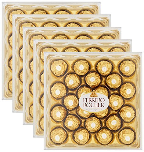 Ferrero Rocher More Combo - Chocolate 24 Pieces (Pack of 5) Promo Pack - Ultimate combo pack!