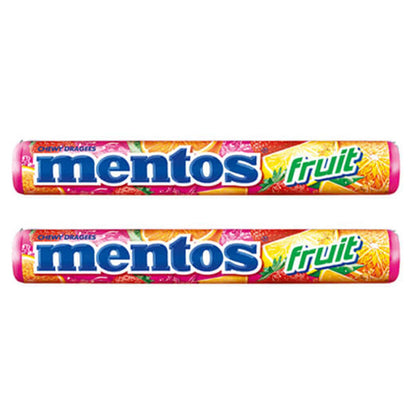 Mentos Fruit Roll, 2 x 29 g - "Double Pack Fruit Roll!"