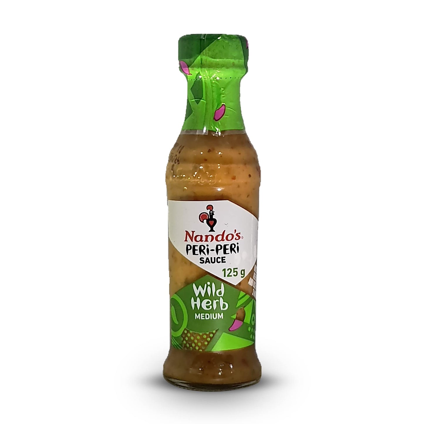 Nando's Peri Peri Chilli Sauce - Wild Herb, 125g, Product of The Netherlands. - "Wild Herb Peri Peri!"