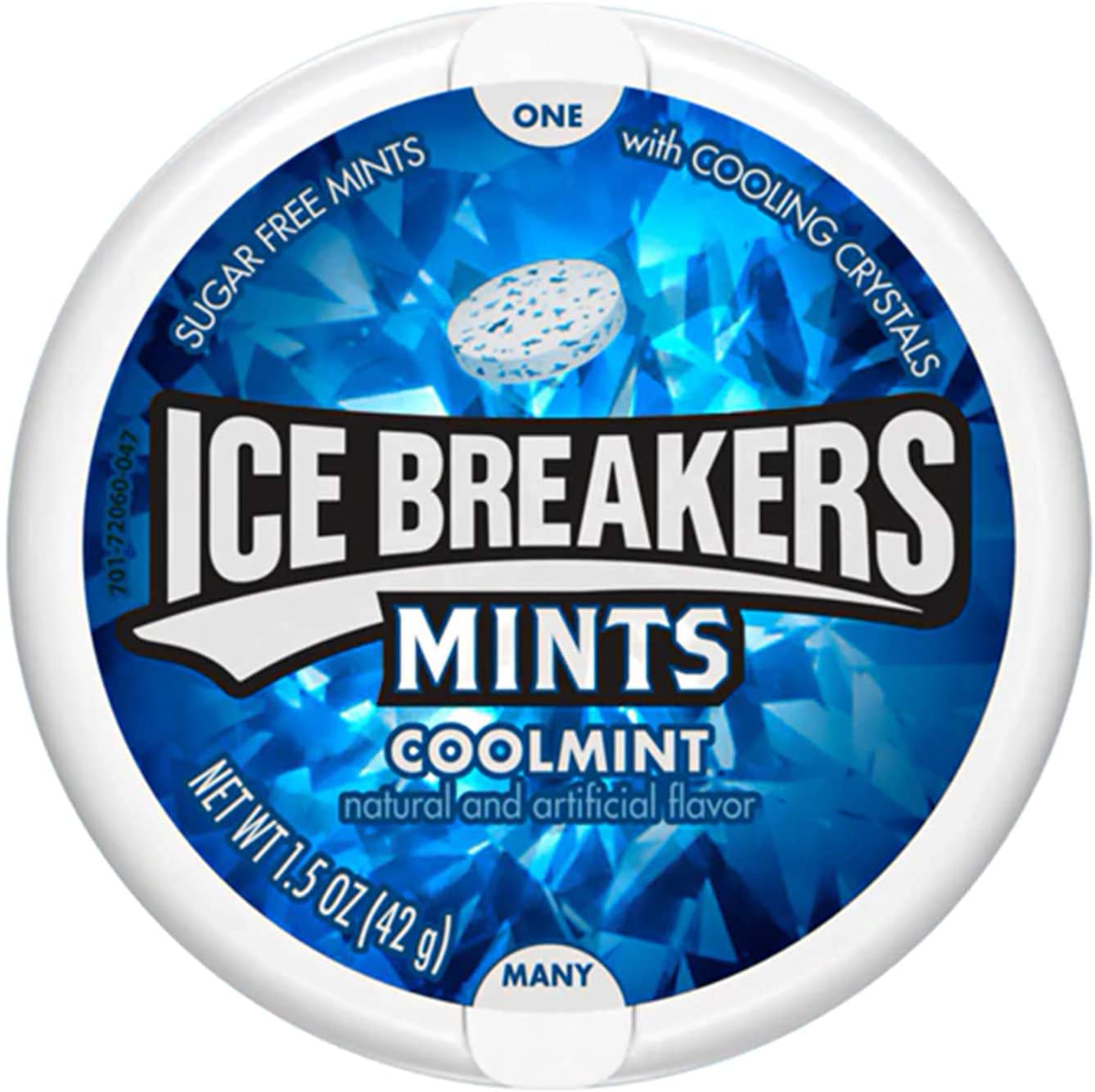 Ice Breakers Coolmint Sugar Free Mints 42 Grams - Coolmint mints, sugar-free for a refreshing burst, 42g.