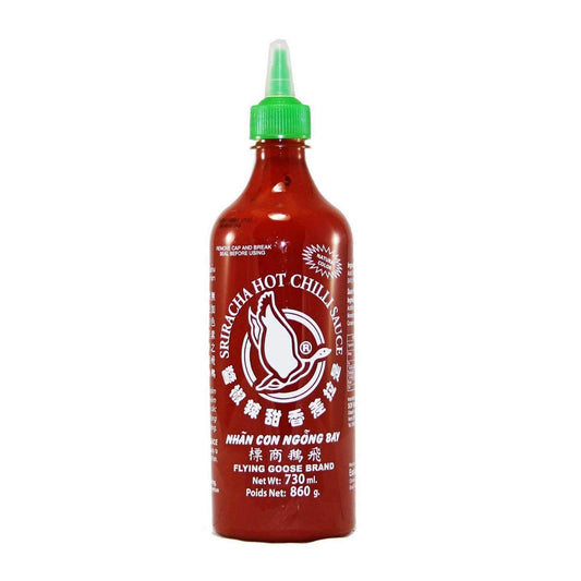 Flying Goose Sriracha Hot Chilli Sauce 730ml - Large spicy bottle!