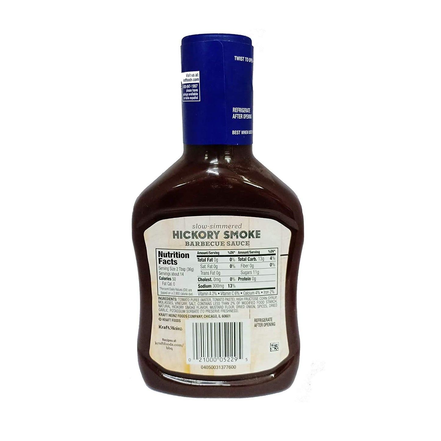 Kraft Hickory Smoke Barbecue Sauce, 496 g - "Hickory Heaven!"