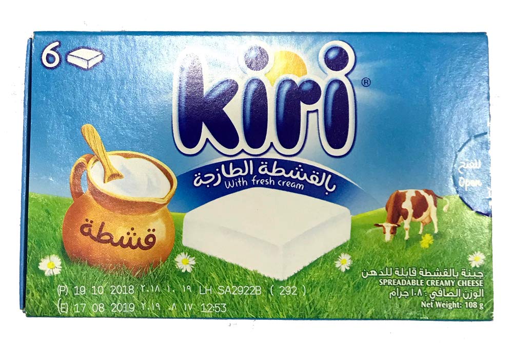 Kiri Fresh Cream 6 Cube Cheese, 108g - Enjoy the creamy goodness of Kiri Fresh Cream 6 Cube Cheese, 108g.