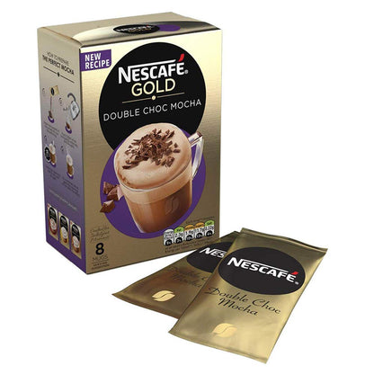 Nescafe Instant Coffee Sachets - Double Choc Mocha, 184g - "Double Choc Mocha Sachets - Instant Chocolate Coffee Bliss!"