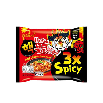 Samyang Buldak Fire Chicken Noodles 3X Spicy (Pack of 5) - Hot and bold