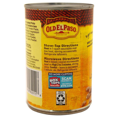 Old El Paso Fat Free Refried Beans, 453 g - "Healthy and delicious!"