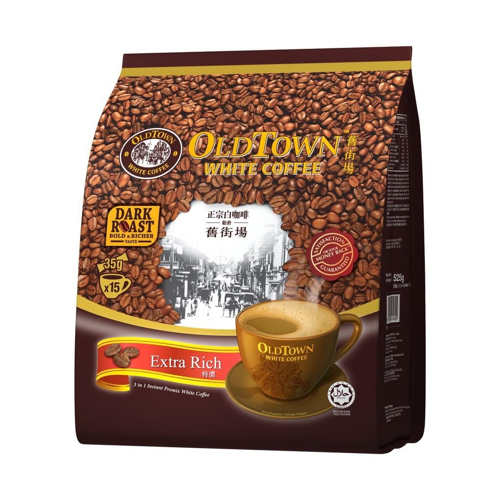 OldTown White Coffee Extra Rich, 15 X 35gm - "Indulge in extra richness!"