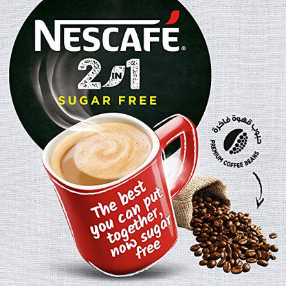 Nescafe Sugar-Free 2 In 1 (25 Sticks) Pouch, 292.5 Gm, Coffee - "Sugar-Free 2 in 1 - 25 Sticks of Pure Coffee Pleasure!"