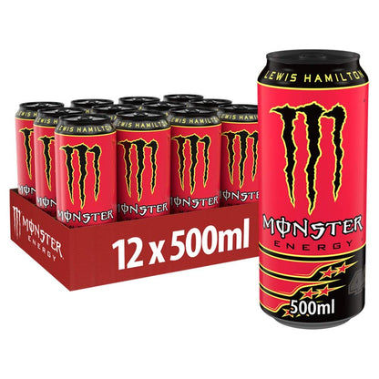 Monster ChefsNeed Energy Drink Cans 500ml Each, (Pack of 12 Cans X 500ml Each) - "Chef's Energy Joy!"