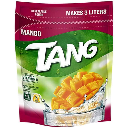 Tang Mango Source Of (Vitamin C) New Resealable Pouch 375g (Imported)