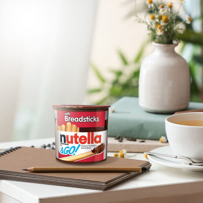 Nutella & Go with Breadsticks, 12 Pack, 12 x 52 g - "Perfect snack for sharing!"