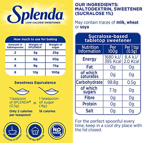 Splenda Granulated Sugar, 75 g