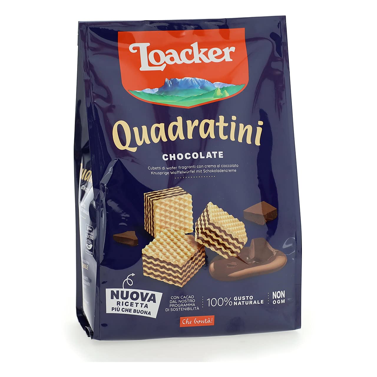 Loacker Quadratini Chocolate, 250Gram