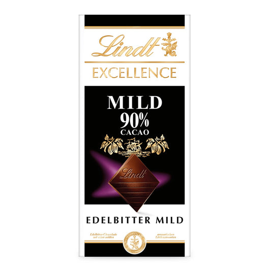 Lindt Excellence Dark 90% Cocoa, 100 Gram (361)