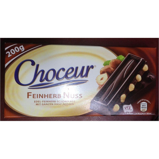 Choceur Feinherb Nuss, 200g - Rich nutty chocolate