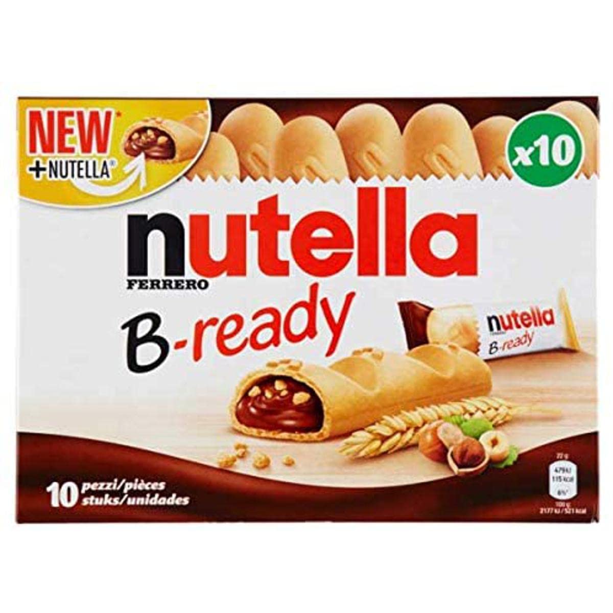 Nutella B-Ready Wafer, 10 X 22 g - "Ready for Nutella?"