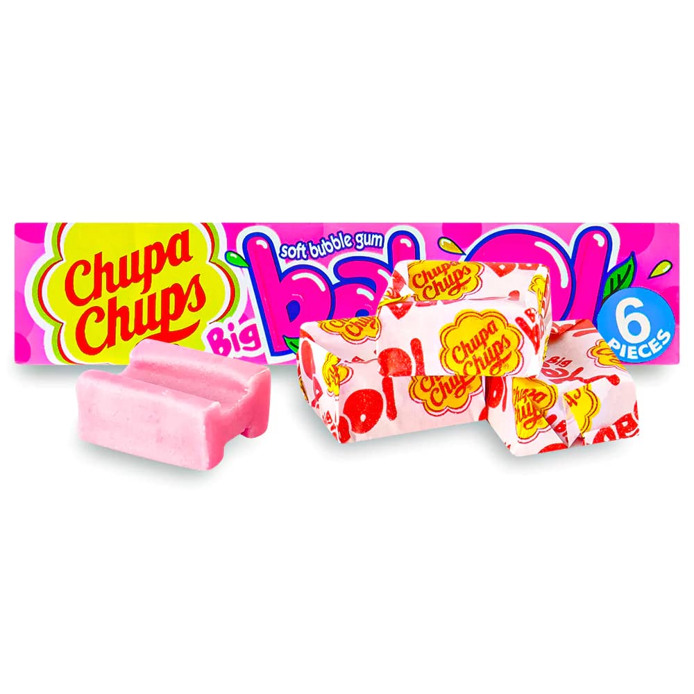 Chupa Chups Big Babol Bubble Gum Tutti Frutti - 27.6g - Tutti frutti bubble gum