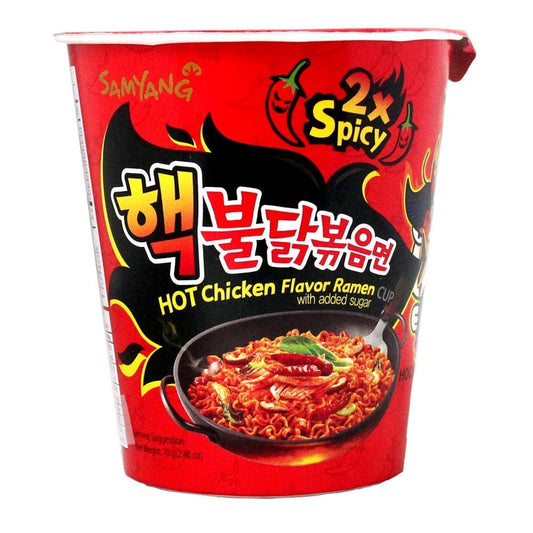 SAMYANG Fire Chicken (Buldak) 2X Spicy, 2 X 70 G, 140 Grams