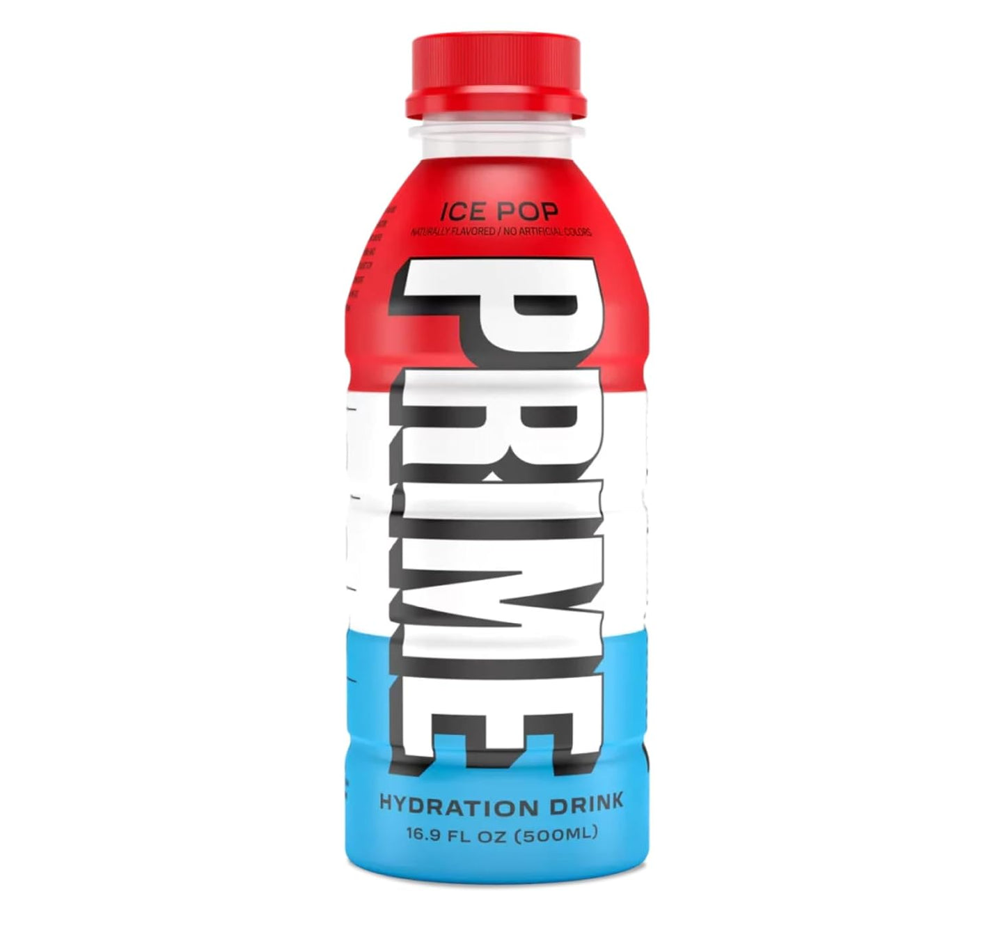 Prime Ice Pop Hydration Drink, 16.9 fl oz ℮ 500 ml, 12 Pack