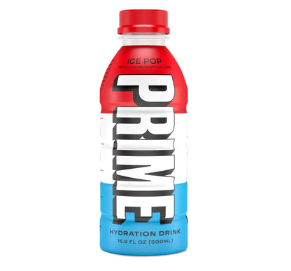 Prime Ice Pop Hydration Drink, 16.9 fl oz ℮ 500 ml, 12 Pack