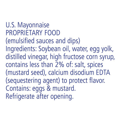 American Garden U.S. Mayonnaise, 887ml - Creamy American Classic!