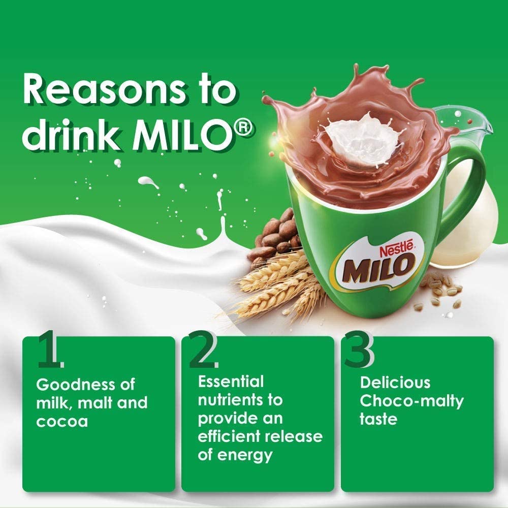 Nestlé Milo Activ Go Tin Imported (400) Tin Pack Of 2 - "Milo Activ Go - Imported Tin Pack of 2, 400g Each of Chocolatey Goodness!"