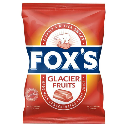 Fox's Glacier Fruit Mints, 130g [No Artificial Colours] - Fruit mints, no artificial colors!