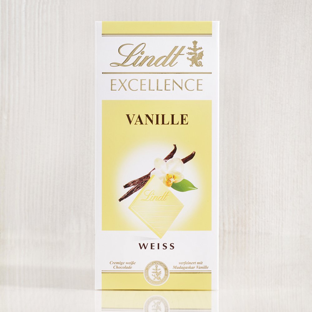 Lindt Excellence A Touch Of Vanilla White 100g - "Vanilla White Delight!"