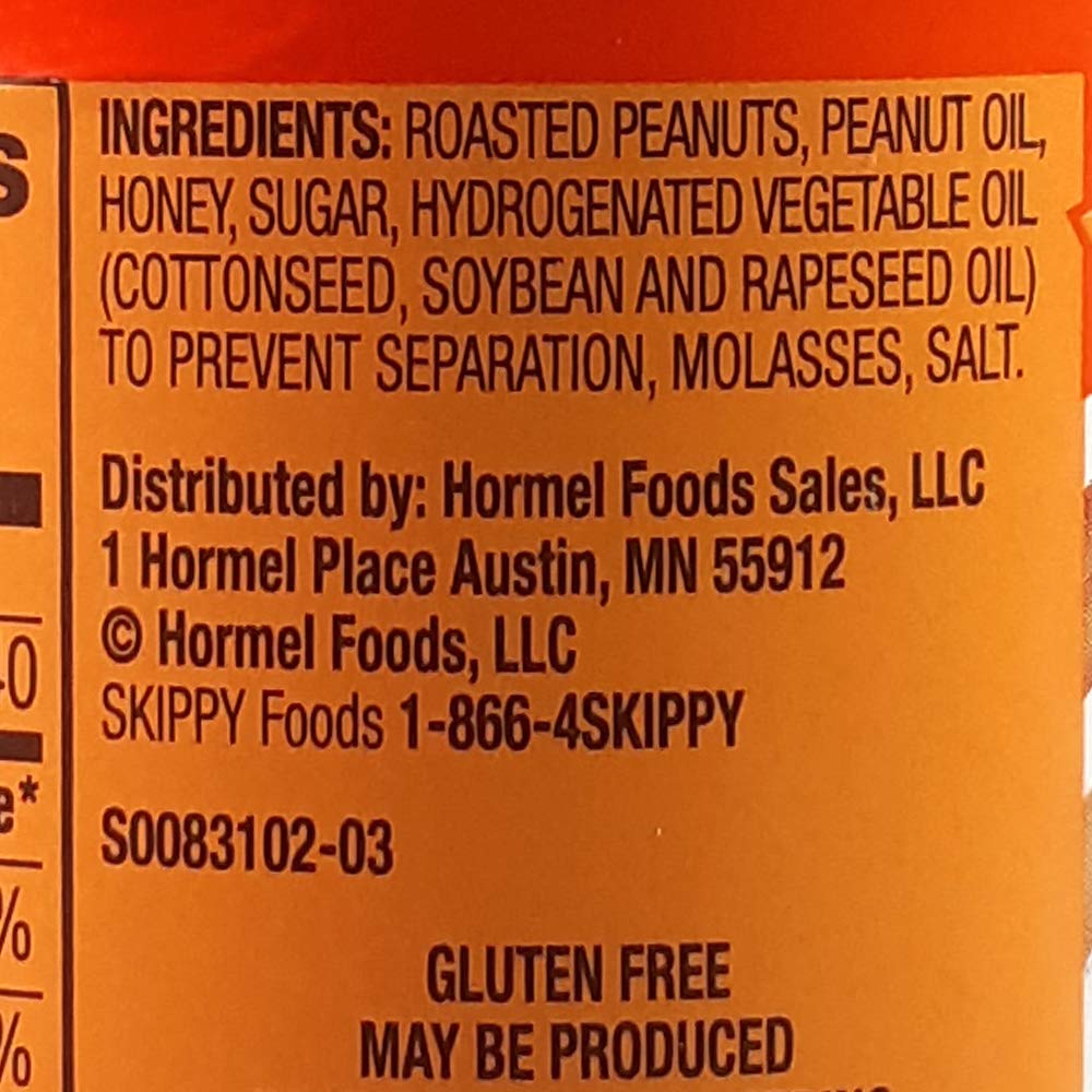 Skippy Peanut Butter Roasted Honey Creamy, 462g