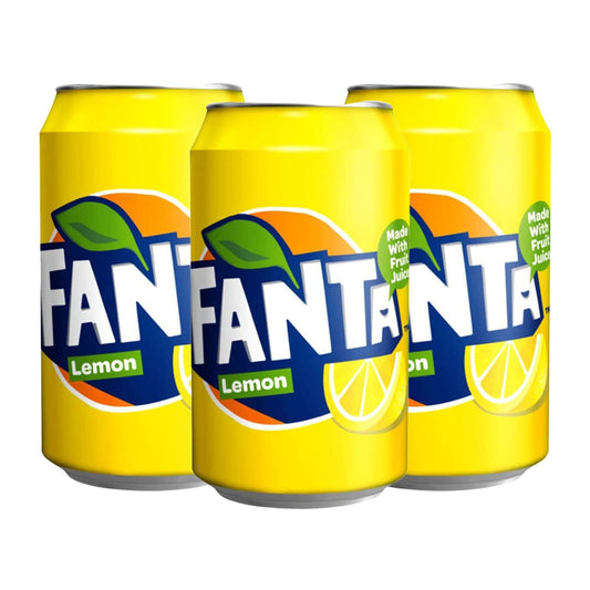 Fanta Lemon (pack of 3) - Triple lemon delight!