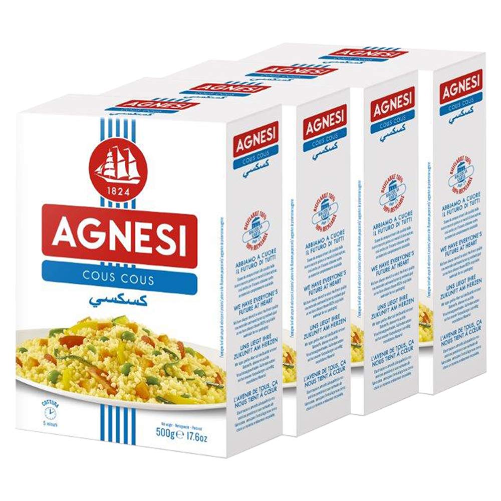 Agnesi Cous Cous 500g Pack of 4 - Perfect for Feasts!