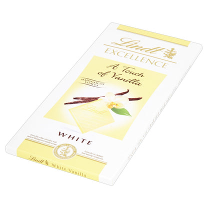 Lindt Excellence A Touch Of Vanilla White 100g - "Vanilla White Delight!"