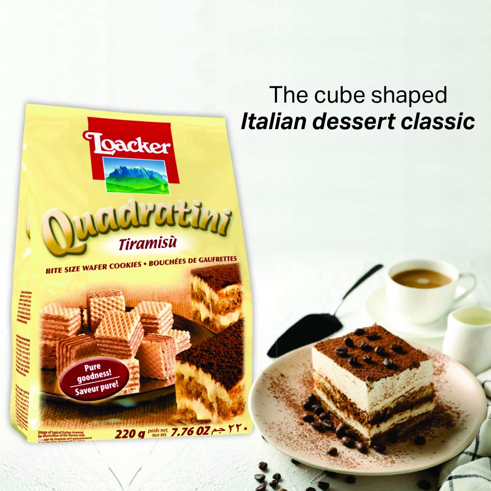 Loacker Italian Tiramisu Wafer, 220g